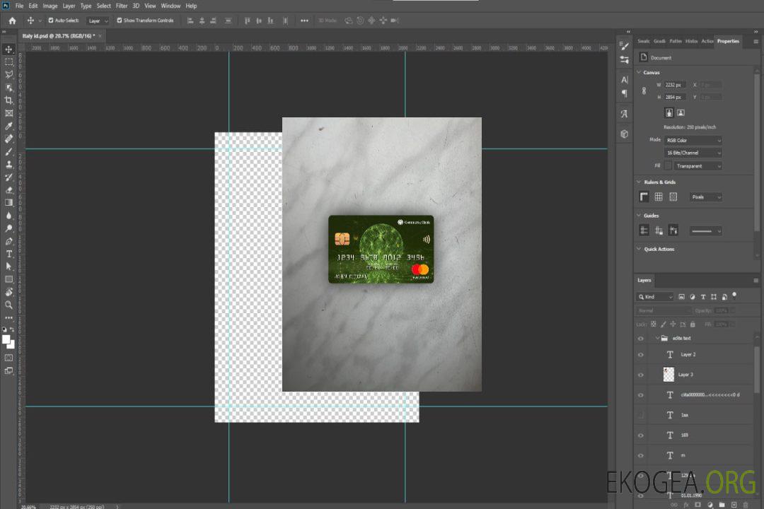 USA Commerce Bank mastercard photolook recto template